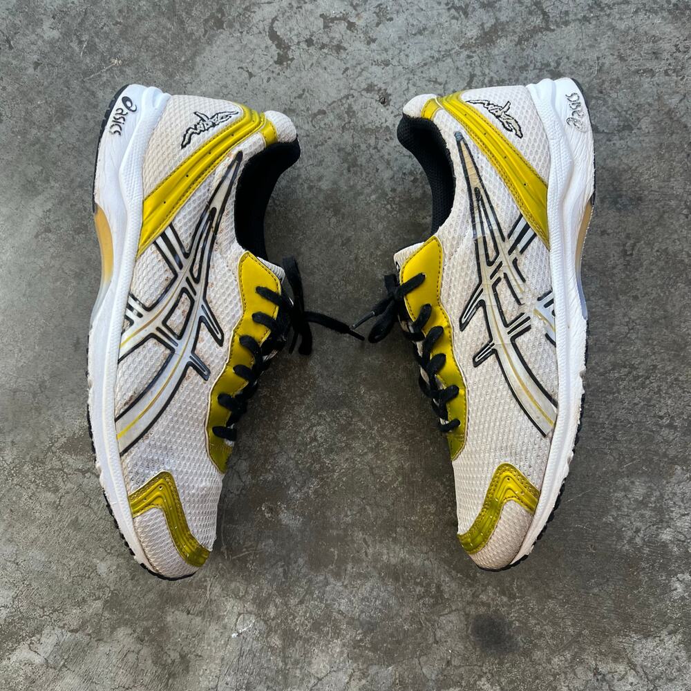 ASICS GEL-Hyper Speed 5 Japanese Speed Star Kanji Yellow Y2K Tech Runner Size 10